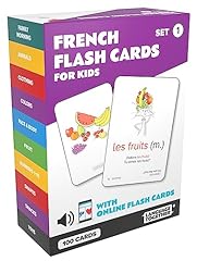 French flash cards for sale  Delivered anywhere in USA 
