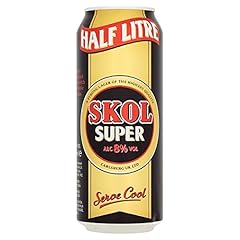 Skol super 500ml for sale  Delivered anywhere in UK