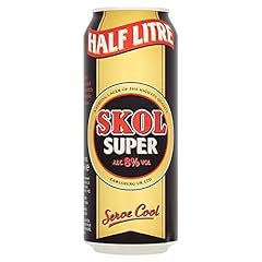 Skol super 500ml for sale  Delivered anywhere in UK