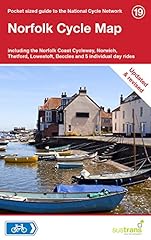 Norfolk cycle map for sale  Delivered anywhere in UK