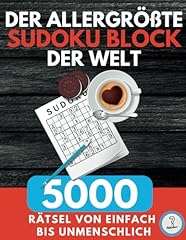 Allergrößte sudoku block gebraucht kaufen  Wird an jeden Ort in Deutschland