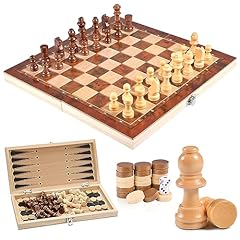 Folding wooden chess for sale  Delivered anywhere in UK