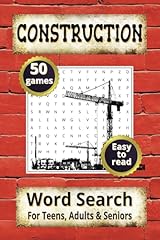 Construction word search for sale  Delivered anywhere in USA 