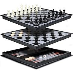 Checkers backgammon chess for sale  Delivered anywhere in USA 