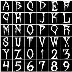 36pcs halloween letter for sale  Delivered anywhere in USA 
