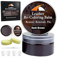 Dark brown leather for sale  Delivered anywhere in USA 