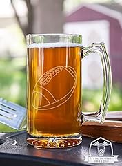 Football etched glass for sale  Delivered anywhere in USA 