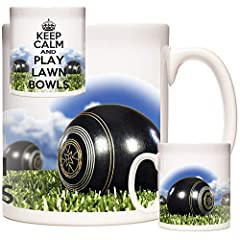 Lawn bowls mug for sale  Delivered anywhere in UK