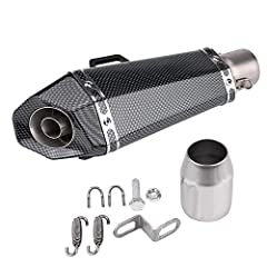 Keenso 51mm Universal Hexagonal Motorcycle Exhaust Escape Muffler Pipe with DB Killer for Honda Yamaha Kawasaki for sale  Delivered anywhere in Canada