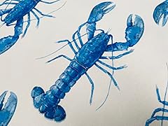Blue lobster print for sale  Delivered anywhere in UK