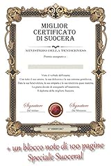 Miglior certificato suocera usato  Spedito ovunque in Italia 