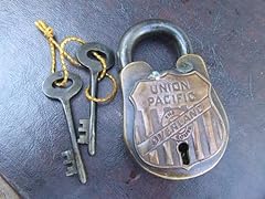 Antique brass lock for sale  Delivered anywhere in USA 