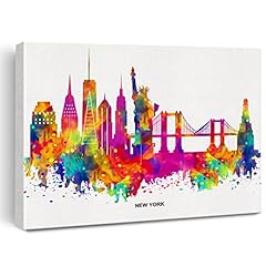 Cityscape art canvas for sale  Delivered anywhere in USA 