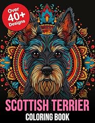 Scottish terrier coloring gebraucht kaufen  Wird an jeden Ort in Deutschland