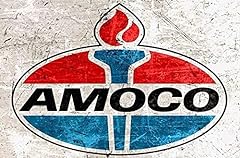 Tin sign amoco for sale  Delivered anywhere in USA 