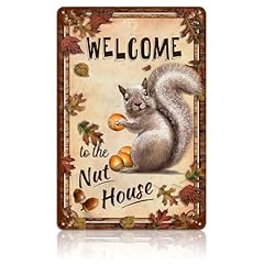 Squirrel sign welcome for sale  Delivered anywhere in USA 