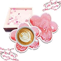 2pcs sakura coasters for sale  Delivered anywhere in USA 