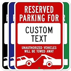 Custom parking sign for sale  Delivered anywhere in USA 