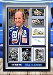 Mike hailwood signed for sale  Delivered anywhere in UK
