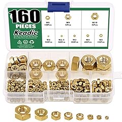 Keadic 160pcs brass for sale  Delivered anywhere in UK