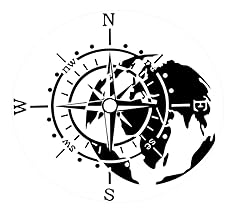 Kompass aufkleber kompassrose gebraucht kaufen  Wird an jeden Ort in Deutschland