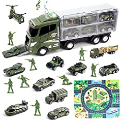 deAO Die-Cast Rescue Emergency Military Truck Toy Set for sale  Delivered anywhere in UK