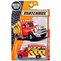 Matchbox 2016 Ford F-350 Ambulance 77/125, Red for sale  Delivered anywhere in USA 