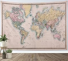 Wandteppich weltkarte wandtuch gebraucht kaufen  Wird an jeden Ort in Deutschland