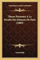 Theses presentes faculte d'occasion  Livré partout en France