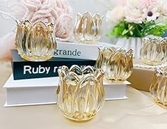 Tulip glass votive for sale  Delivered anywhere in USA 