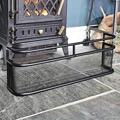 Black low fireside for sale  Delivered anywhere in UK