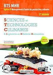 Sciences technologies culinair d'occasion  Livré partout en Belgiqu