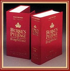 Burke peerage baronetage for sale  Delivered anywhere in UK