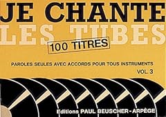 Partition chante tubes d'occasion  Livré partout en France