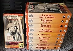 Lotto vhs sherlock usato  Spedito ovunque in Italia 