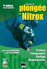 Manuel plongee nitrox d'occasion  Livré partout en France