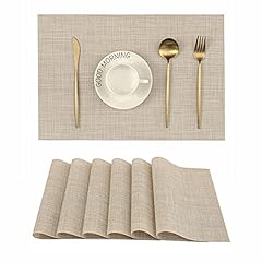 Leetaltree beige placemats for sale  Delivered anywhere in USA 