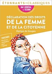 Déclaration droits femme d'occasion  Livré partout en Belgiqu