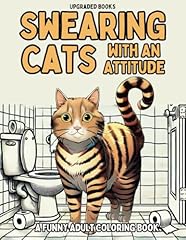 Swearing cats attitude for sale  Delivered anywhere in UK