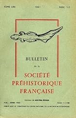 Bulletin societe prehistorique d'occasion  Livré partout en France