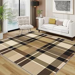 Tartan rugs living for sale  Delivered anywhere in UK