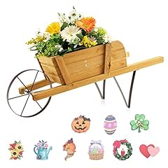Costway wooden wagon for sale  Delivered anywhere in UK