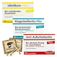 Scherztabletten 3er set gebraucht kaufen  Wird an jeden Ort in Deutschland