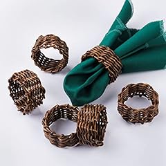 Woven napkin rings for sale  Delivered anywhere in USA 