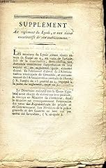 Supplement lycee titres d'occasion  Livré partout en France