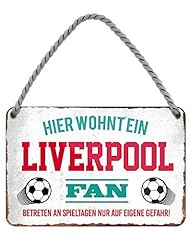 Blechschild wohnt liverpool gebraucht kaufen  Wird an jeden Ort in Deutschland