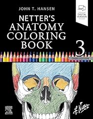 Netter anatomy coloring for sale  Delivered anywhere in USA 