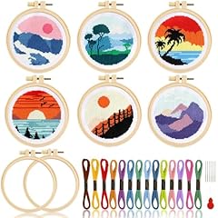 6pcs cross stitch for sale  Delivered anywhere in USA 