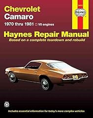 [(Chevrolet Camaro V-8, 1970-81 Owner's Workshop Manual)] d'occasion  Livré partout en France