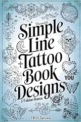 Minimalist line tattoos for sale  Delivered anywhere in UK